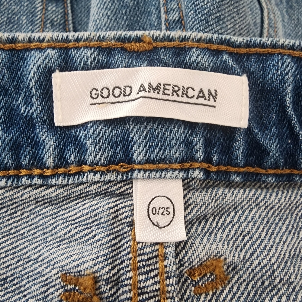 Good American Distressed Bombshell cutoff shorts - Picture 5 of 5